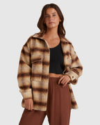 Womens Surf Check Shacket
