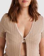 Womens Lounger Short Sleeve Shirt