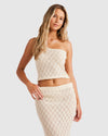 Womens Sun Dazed One Shoulder Tank Top
