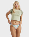 Womens Two Tone Raglan Short Sleeve Shirt