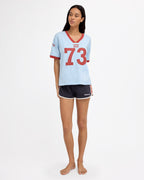 Womens Since 73 Team V-Neck T-Shirt