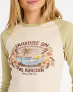 Womens Horizon Raglan Long Sleeve T-Shirt