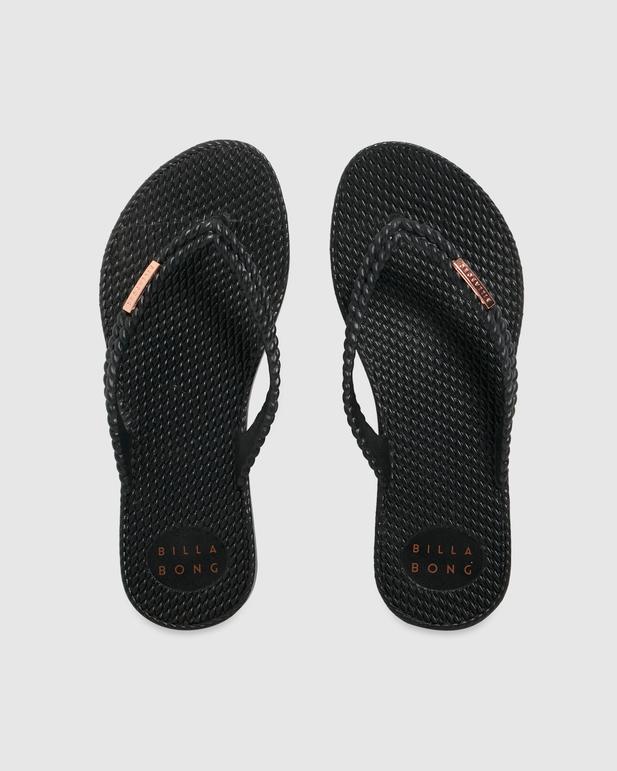 Womens Kick Back Solid Thongs