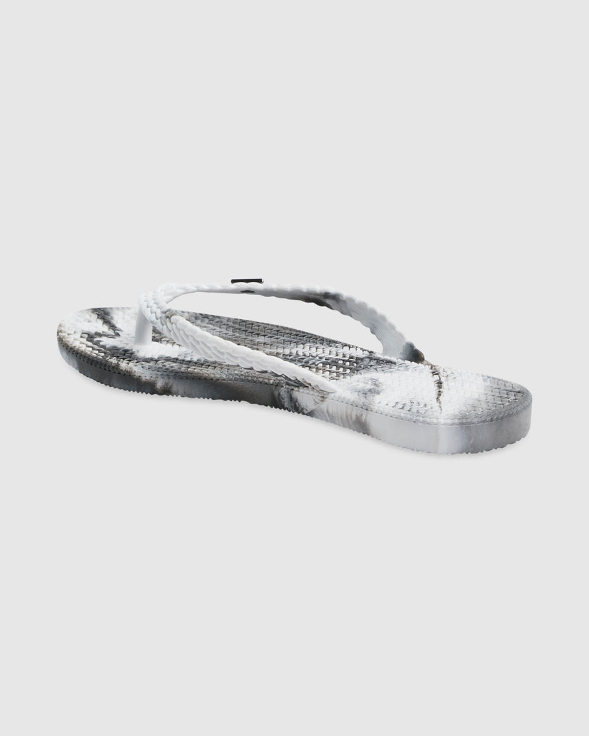 Womens Summer Dazed Marble Thongs