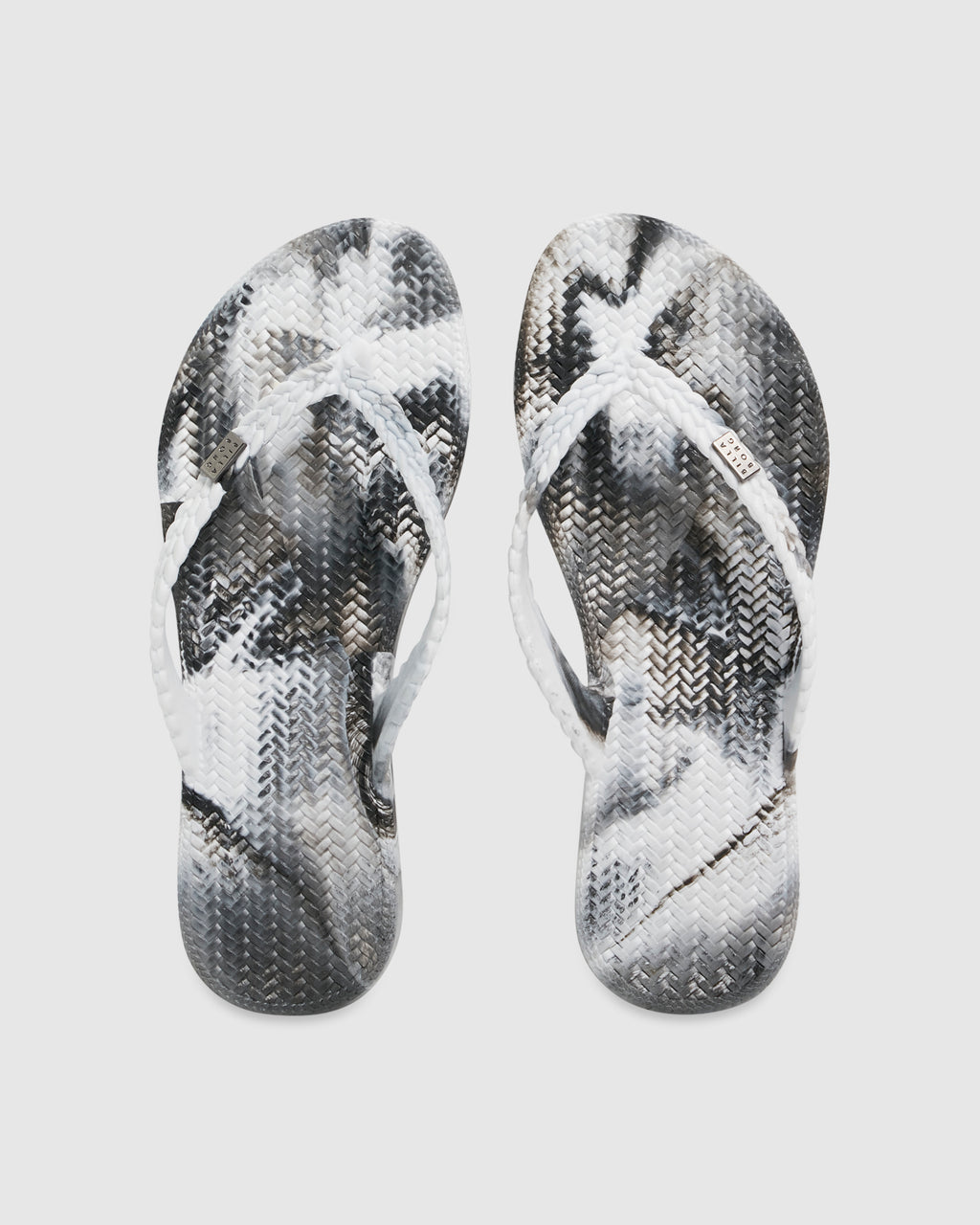 Womens Summer Dazed Marble Thongs