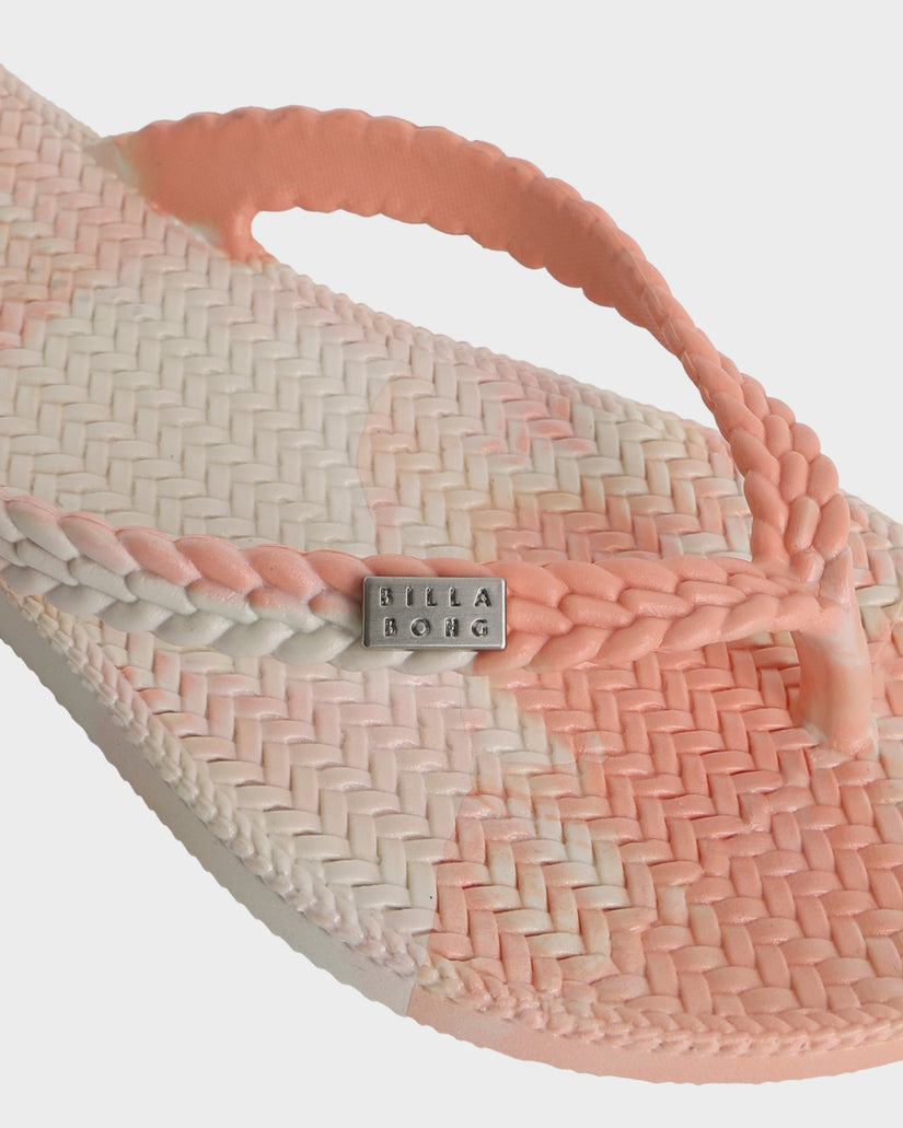 Womens Summer Dazed Marble Thongs