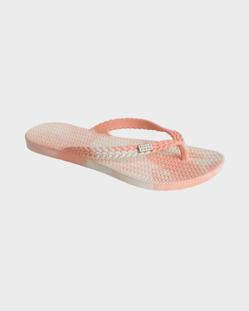 Womens Summer Dazed Marble Thongs