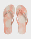 Womens Summer Dazed Marble Thongs