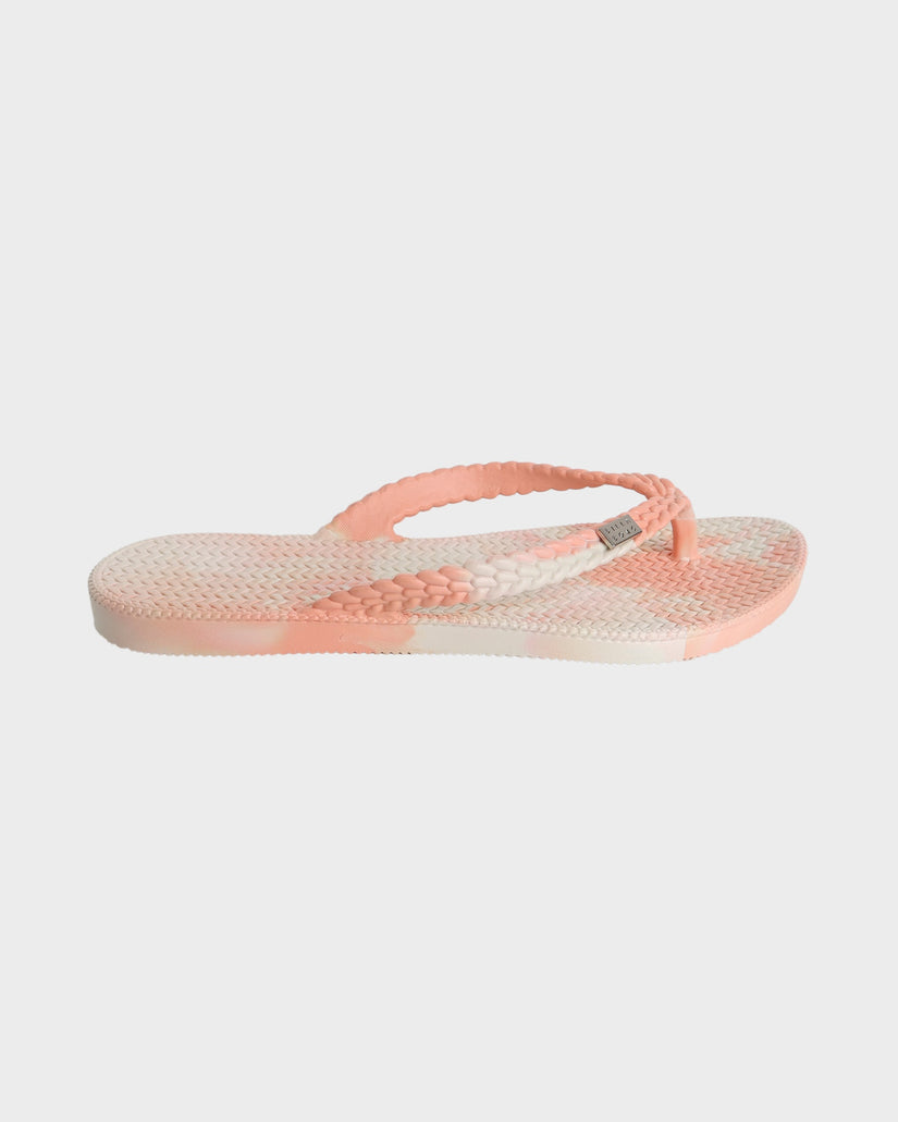 Womens Summer Dazed Marble Thongs