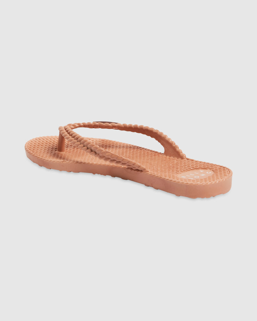 Womens Kick Back Solid Thongs