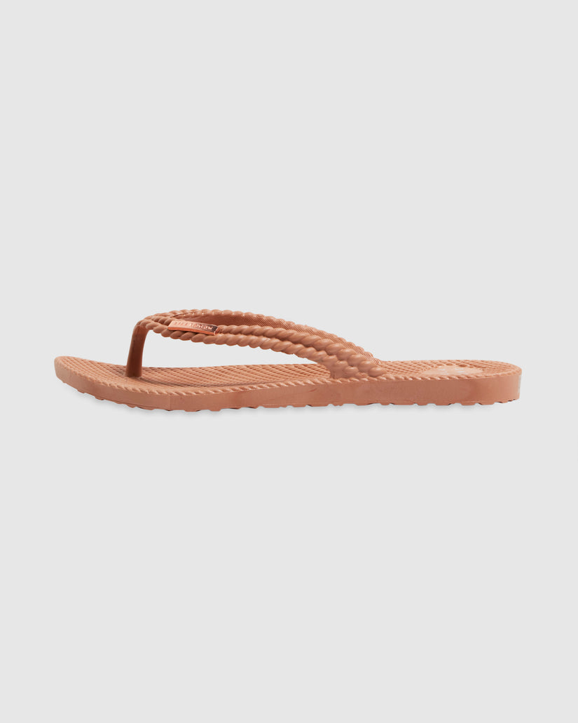 Womens Kick Back Solid Thongs