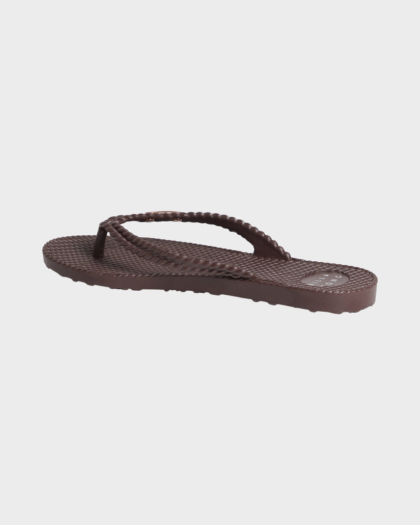 Womens Kick Back Solid Thongs