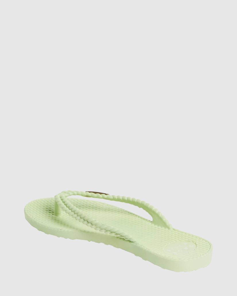 Womens Kick Back Solid Thongs