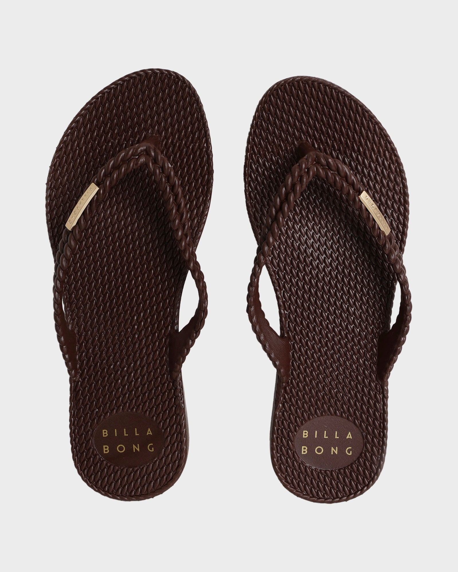 Womens Kick Back Solid Thongs