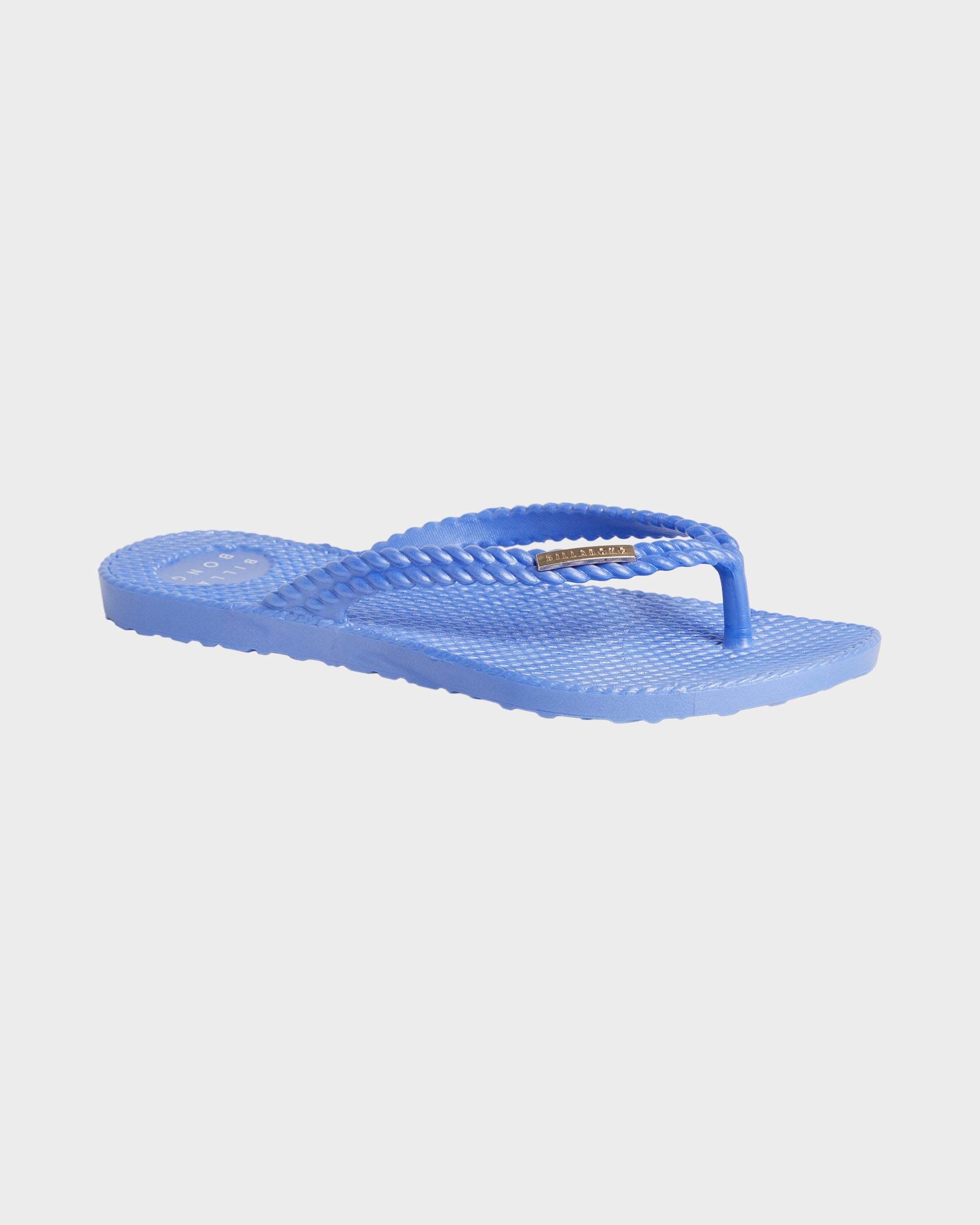 Womens Kick Back Metallic Thongs