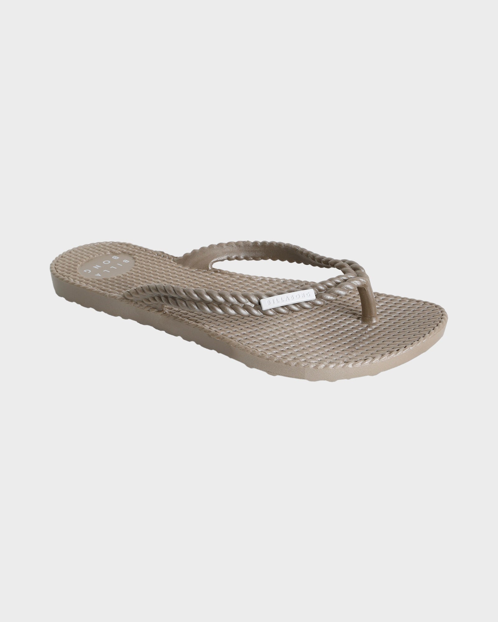 Womens Kick Back Metallic Thongs