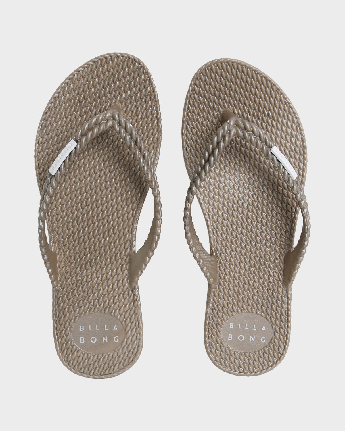 Womens Kick Back Metallic Thongs