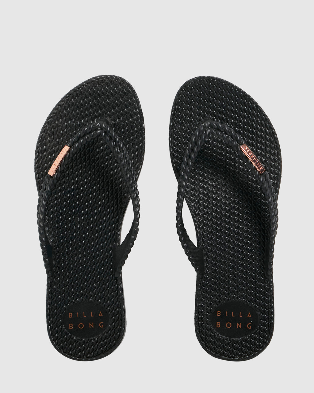 Womens Kick Back Solid Thongs