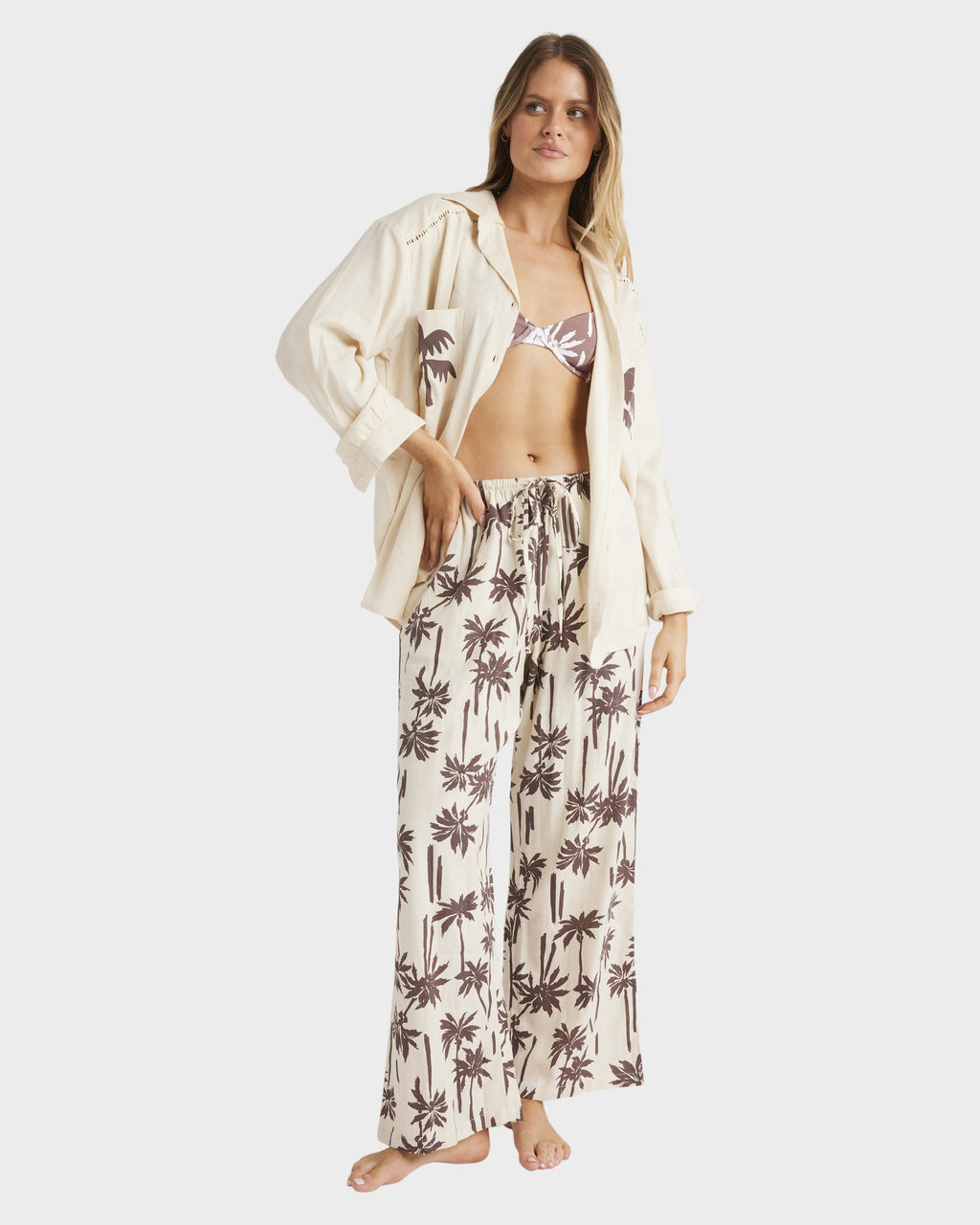 Womens Sunset Canyon Elastic Waist Pants