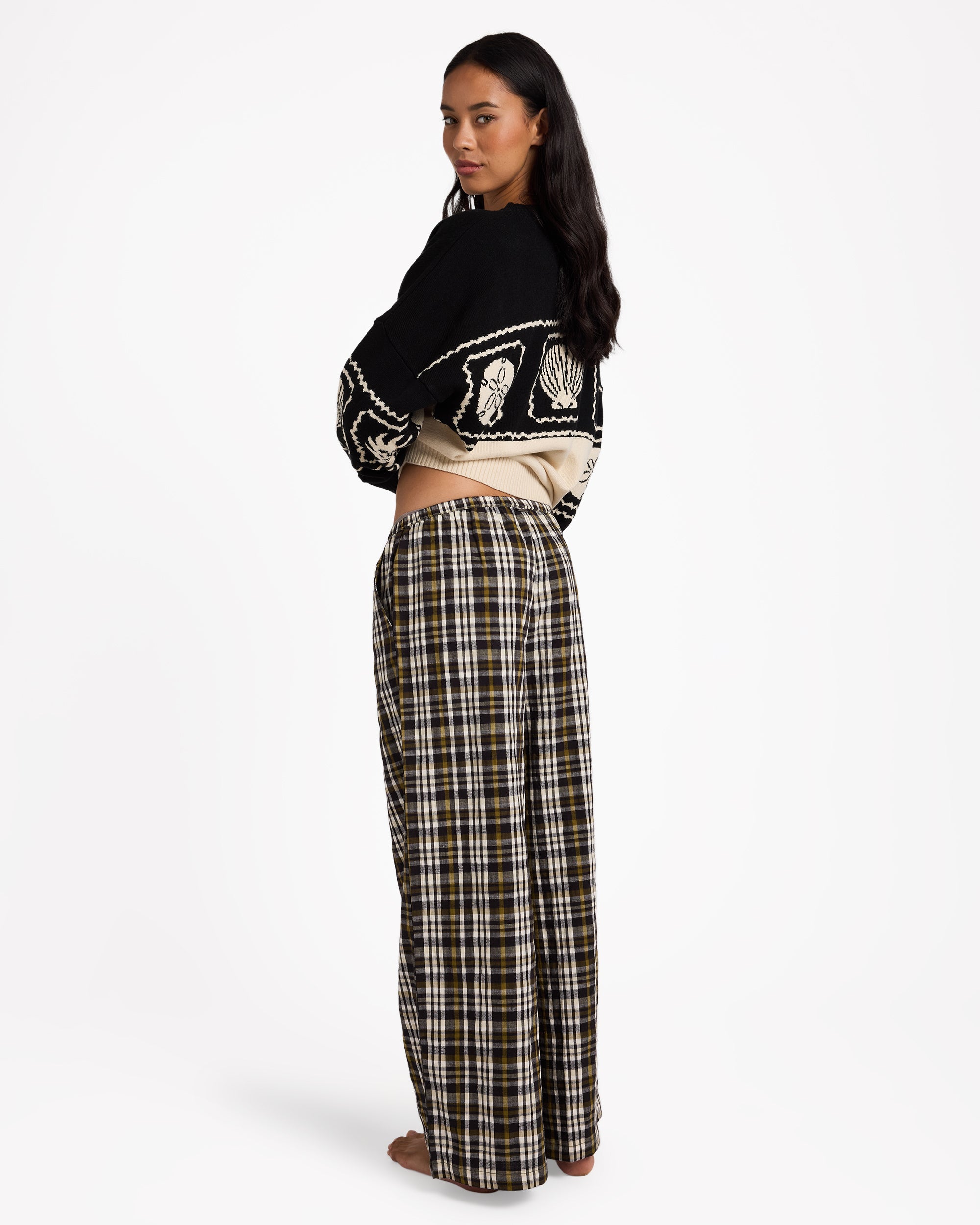 Womens Wonders Elastic Waist Pant