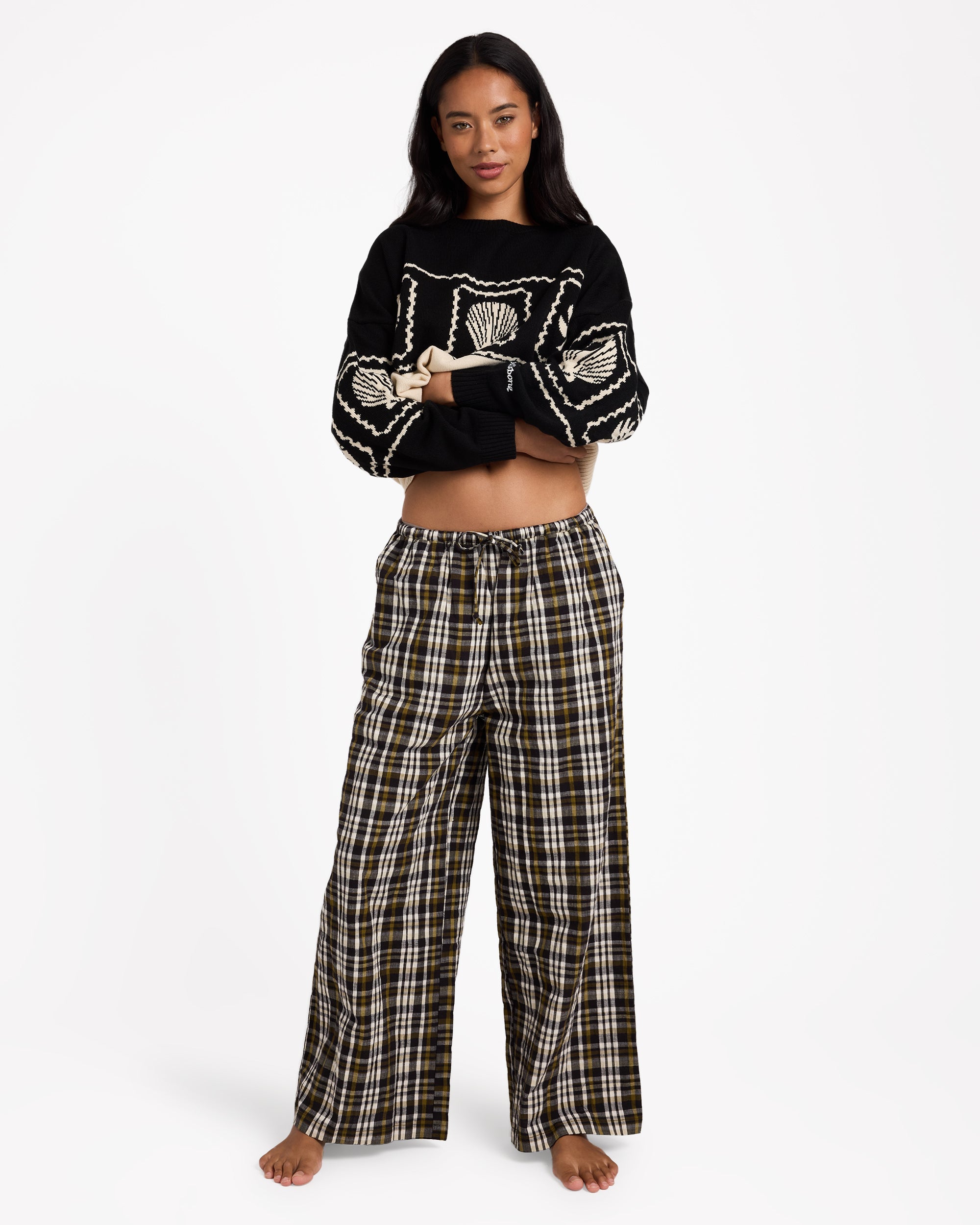 Womens Wonders Elastic Waist Pant