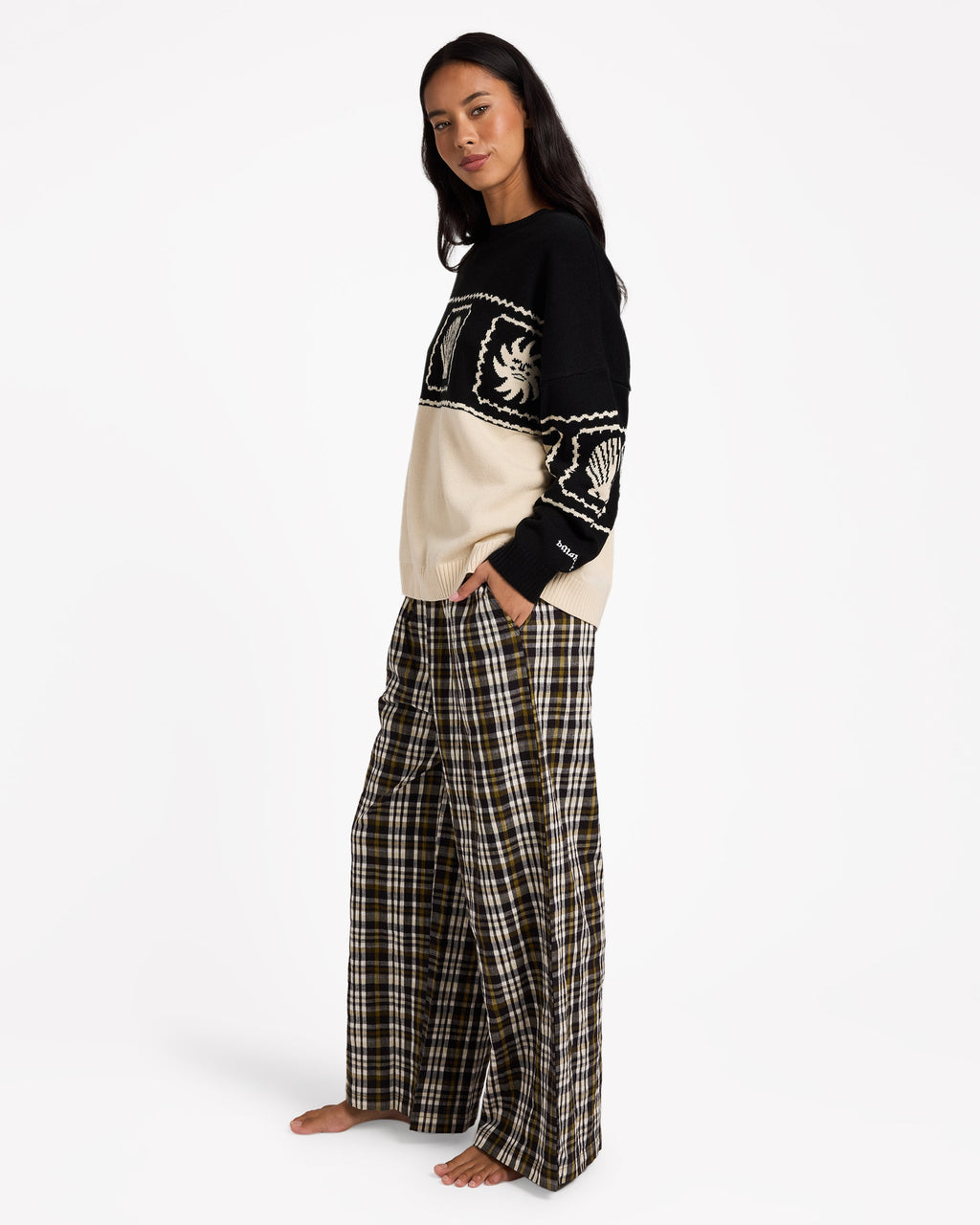 Womens Wonders Elastic Waist Pant