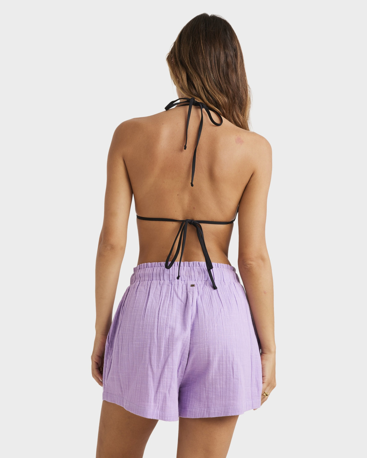 Womens Remy Elastic Waist Shorts