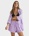 Womens Remy Elastic Waist Shorts