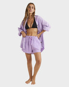 Womens Remy Elastic Waist Shorts
