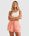 Womens Remy Eco Elastic Waist Shorts