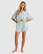 Womens Always Sunny Elastic Waist Shorts