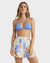 Womens Mystic Tides Elastic Waist Shorts