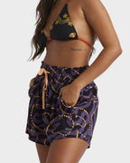 Womens Otis Mangrove Elastic Waist Shorts