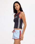 Womens Dig It Elastic Waist Shorts