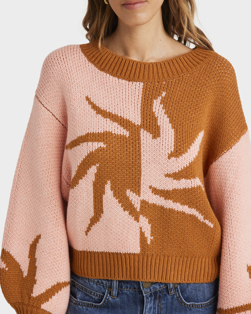 Womens Sunswirl Crew Neck