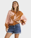 Womens Sunswirl Crew Neck