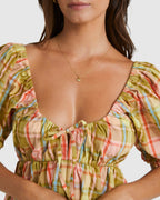 Womens Check It Out Mini Dress
