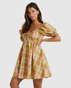 Womens Check It Out Mini Dress