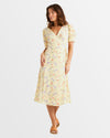 Womens Kismet Midi Wrap Dress