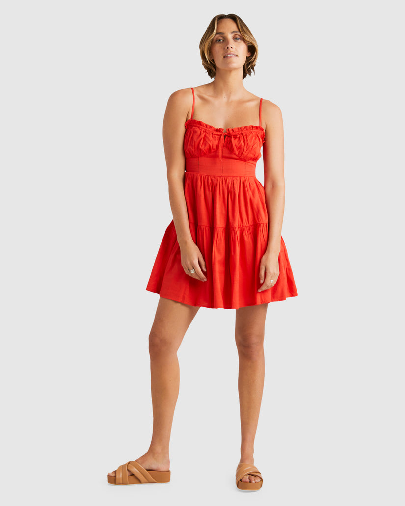 Womens Wild Fire Mini Dress