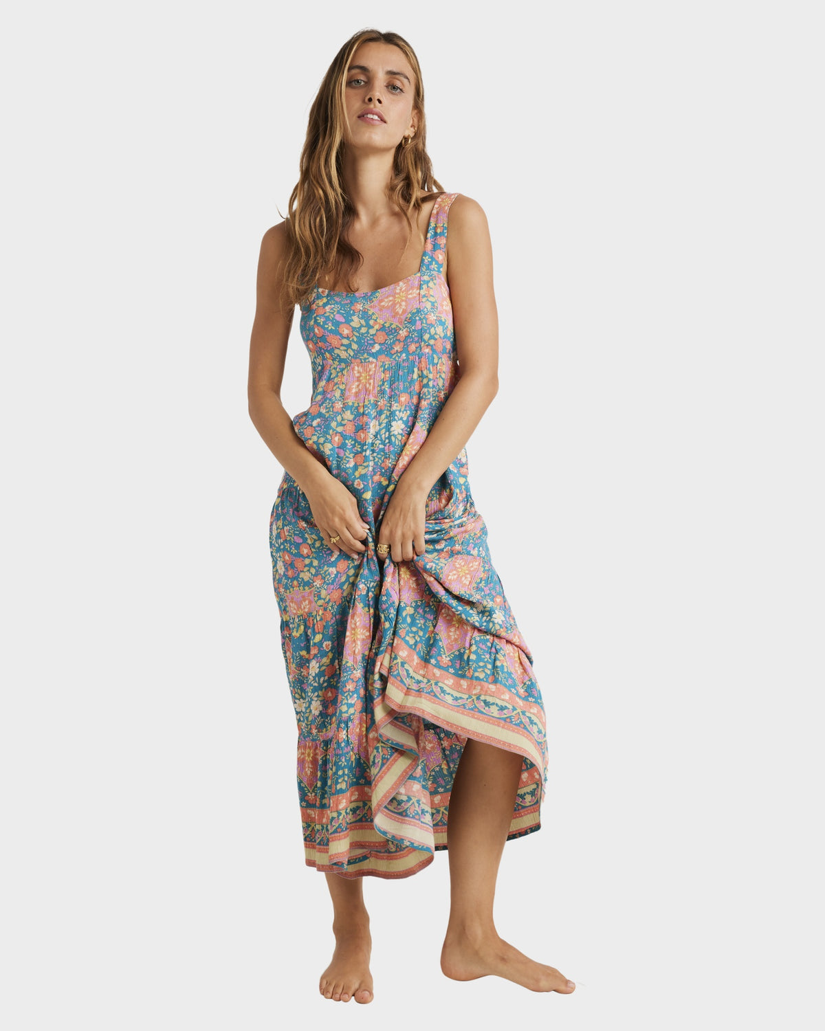 Womens Sunrise Coast Shine Midi Dress
