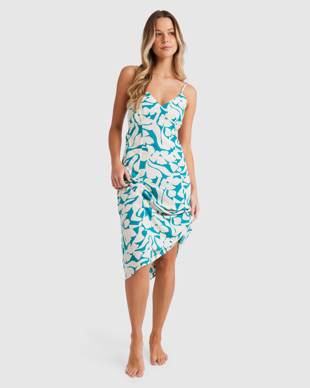 Womens Not A Sol Midi Dress