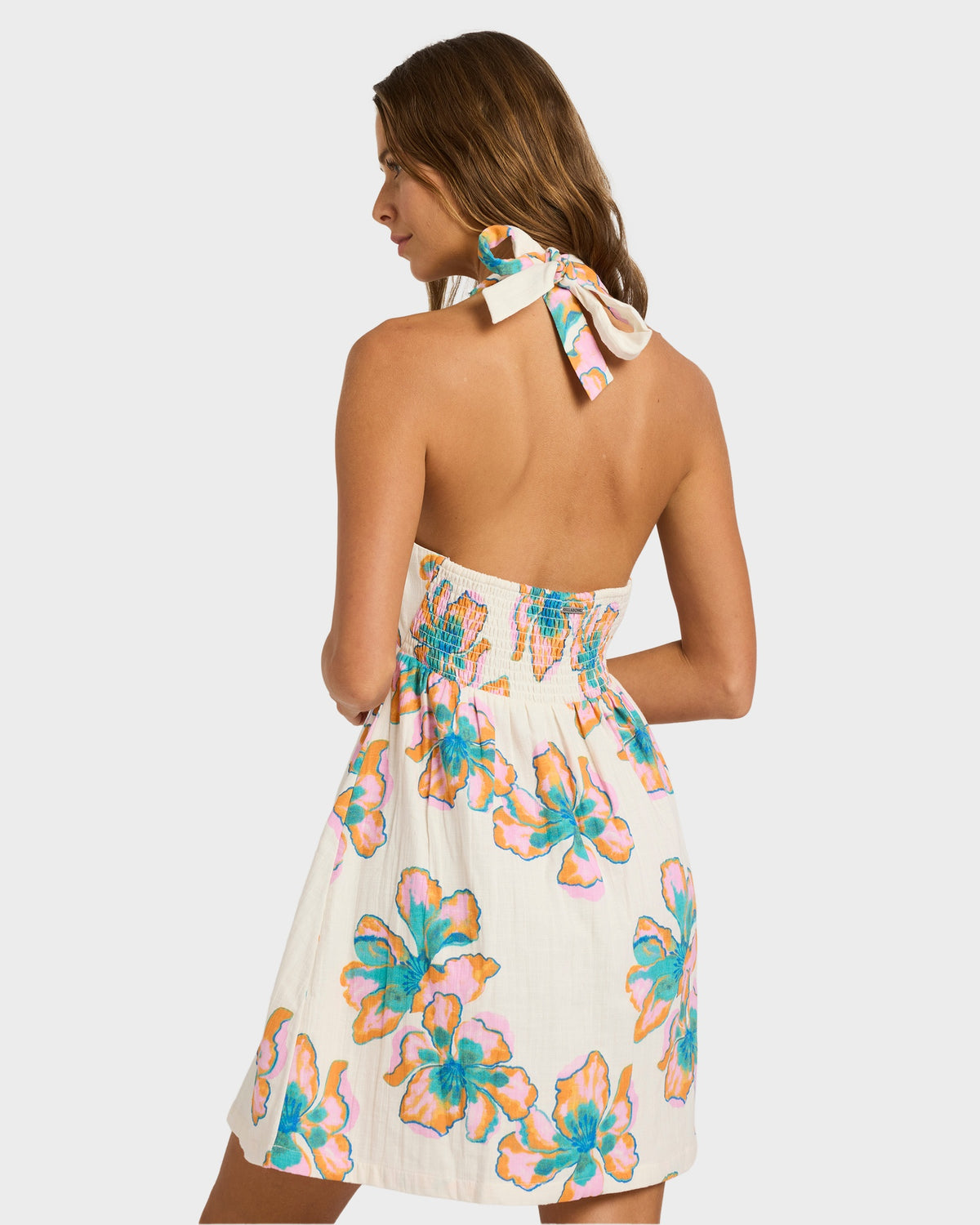 Womens Sweet Escape Halter Mini Dress
