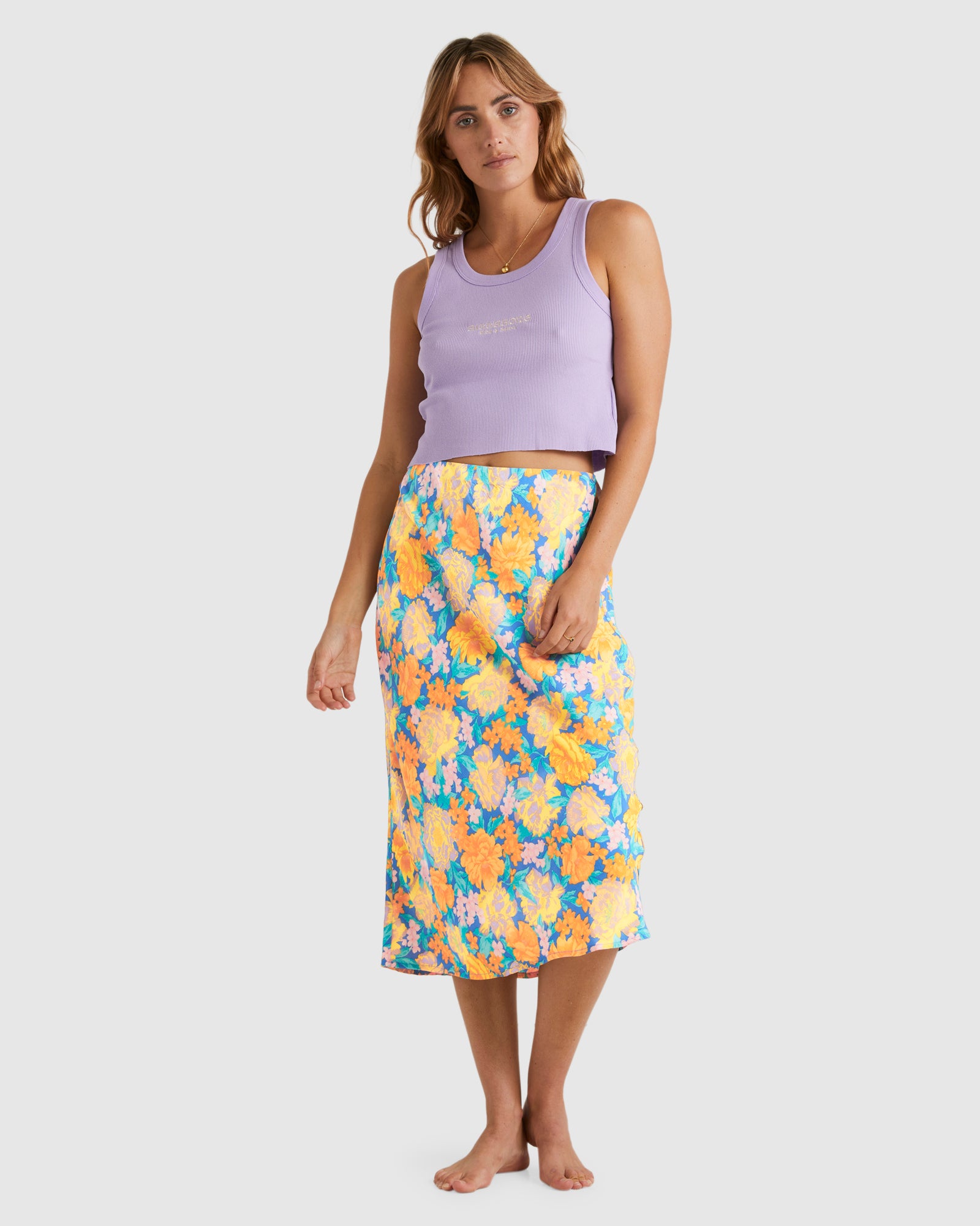 Womens Last Summer Dream Midi Skirt Australia