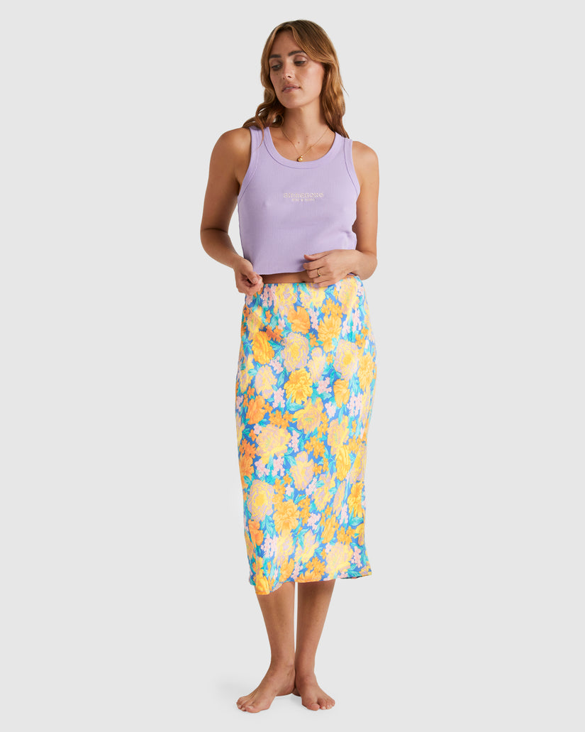 Womens Last Summer Dream Midi Skirt