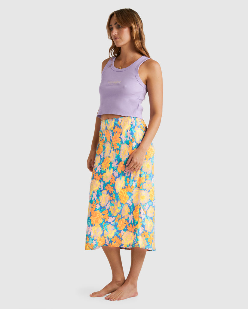 Womens Last Summer Dream Midi Skirt