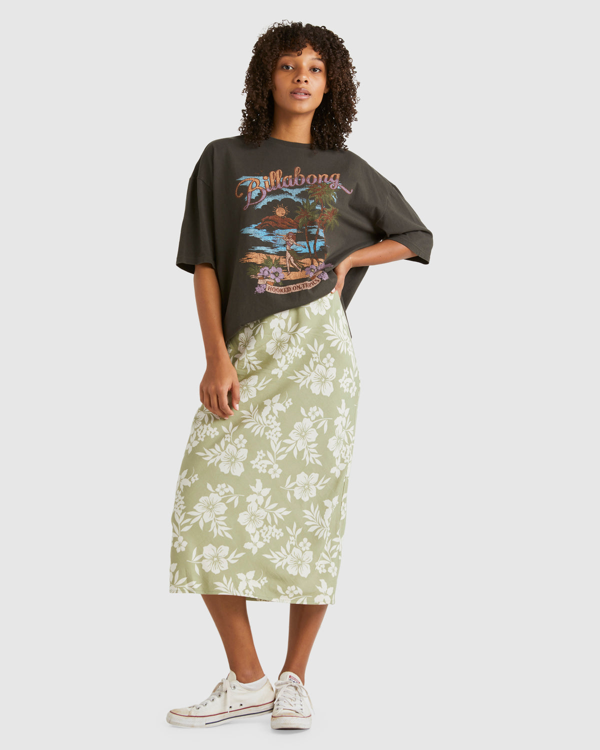 Womens Dusk Dreamin Dream Midi Skirt