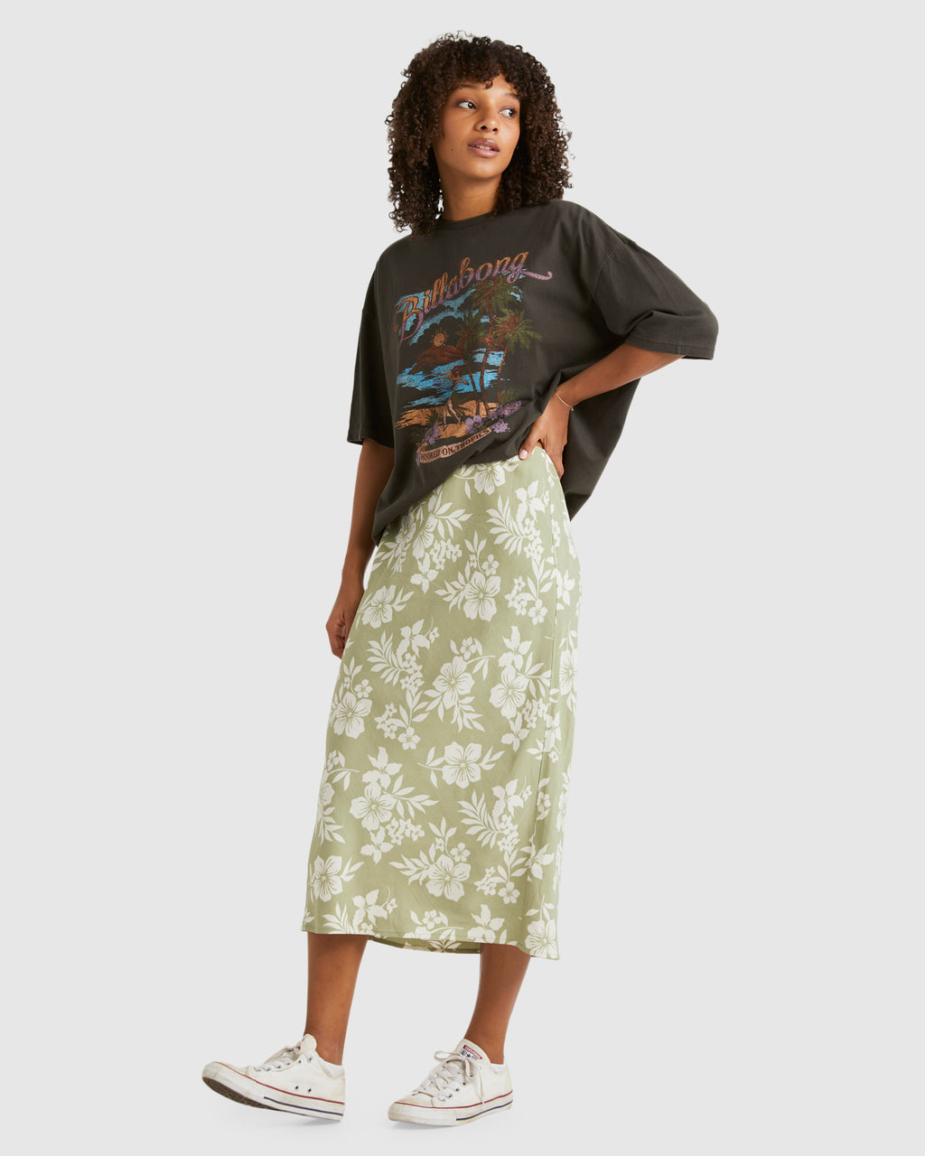 Womens Dusk Dreamin Dream Midi Skirt