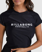 Womens Society Short Sleeve Rash Vest