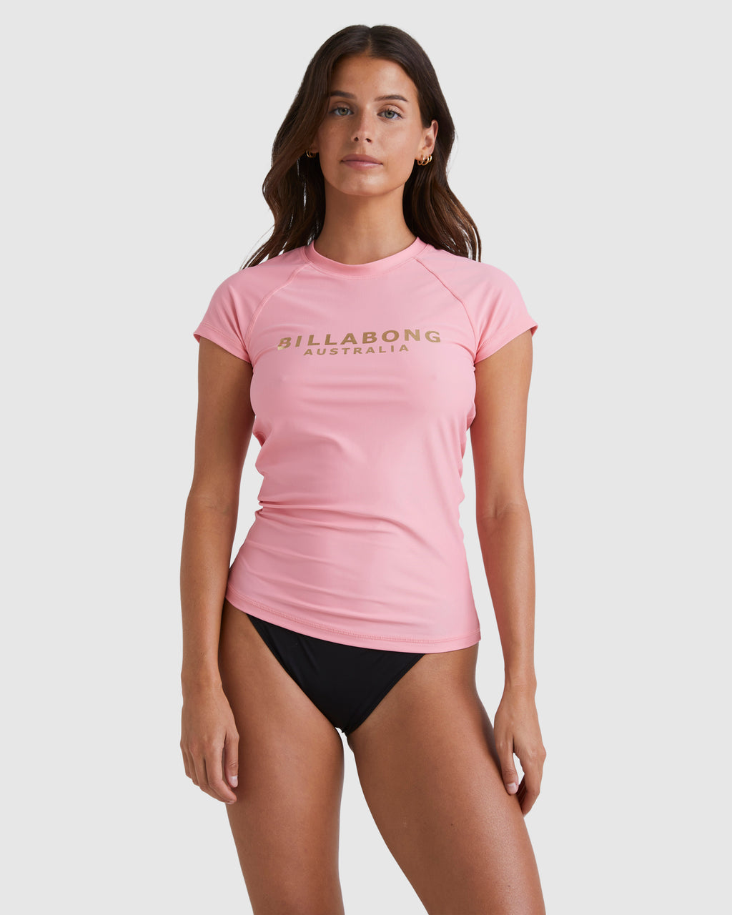 Womens Society Foil Short Sleeve Rash Vest